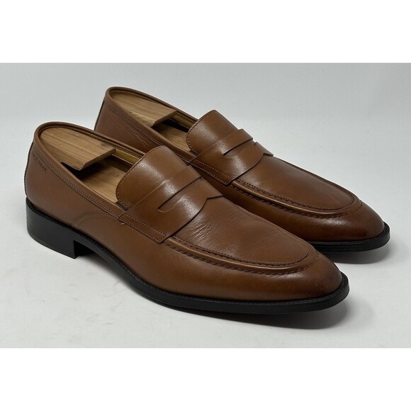 Cole Haan Hawthorne Penny Loafers Men’s 12 British Tan Leather Slip On Shoes main image 12